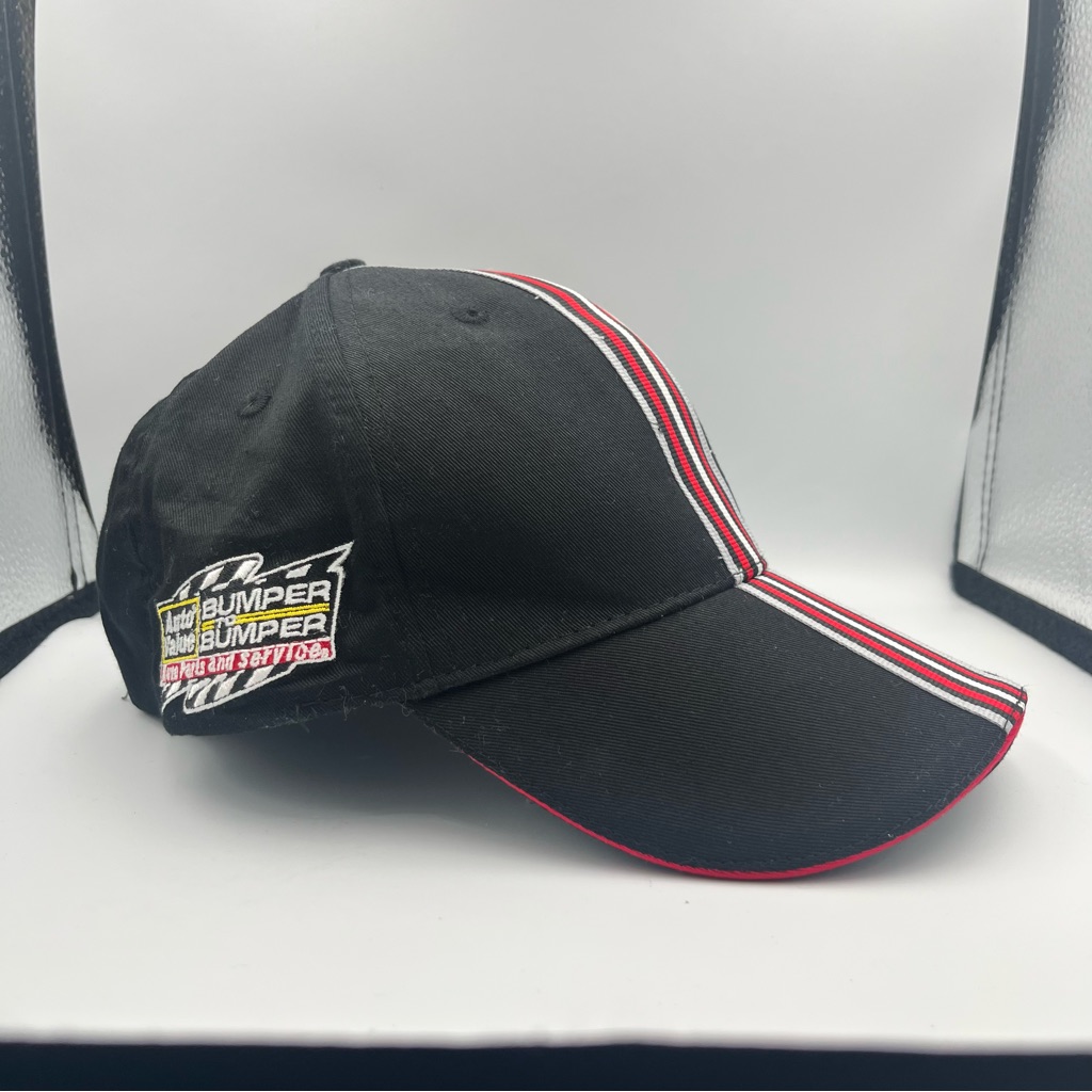 Nascar Evernham Motorsports Black Racing Hat Adjustable Cap